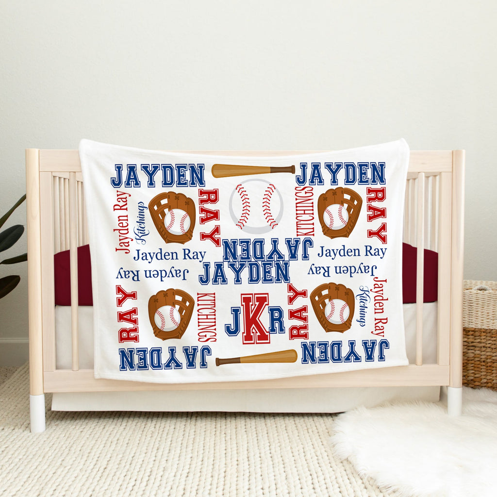 Baseball Baby Blanket