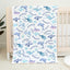 Personalized Sea Animals Baby Boy Blanket