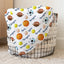 Personalized Sports Balls Baby Name Blanket