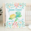 Personalized Turtle Baby Name Blanket