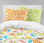 Dinosaur Kids Bedding Set Boy Comforter Bedroom Room Decor Pillow Shams  Orange Yellow Green Teal Red 104