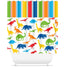 Dinosaur Shower Curtain Dinosaur Bathroom Decor Dinosaur Kids Shower Curtain Boy Bathroom Bath Mat Towel Red Green Orange Yellow S102