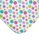 Polkadots Shower Curtain Baby Girl Polka Dots Circles Bathroom Bath Mat Towel Modern Pink Purple Teal Shower Curtain Guest Bathroom S151