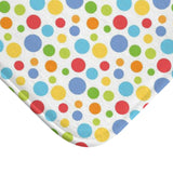 Polkadots Shower Curtain Baby Boy Polka Dots Circles Bathroom Bath Mat Towel Modern Blue Green Yellow Shower Curtain Guest Bathroom S152