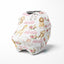 Safari Animals Baby Girl Car Seat Canopy Cover Jungle Animals Pink Flowers Baby Shower Gift Shopping Cart Highchair Nursing Privacy Cover