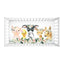 Farm Animals Crib Sheet, Blush Coral Pink Flowers Newborn Baby Shower Gift Nursery Crib Mattress Cover C168