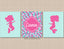 Mermaids Scales Nursery Wall Art Pink Teal Girl Name Bedroom Decor C910