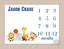 Milestone Blanket Safari Animals Baby Boy Sports Monthly Growth Tracker Nursery Blanket Jungle Animals Newborn Baby Shower Gift B143