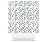 Polkadots Shower Curtain Baby Girl Polka Dots Circles Bathroom Bath Mat Towel Modern Pink Purple Teal Shower Curtain Guest Bathroom S151