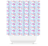 Unicorns Shower Curtain Rainbows Unicorn Bathroom Bath Mat Towel Modern Girl Baby Bath Cuartain S153