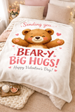 Valentine Blanket -Bear Hugs