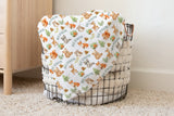 Woodland Animals Baby Name Blanket