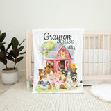 Farm Animals Baby Blanket,