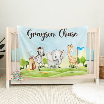 Gold_Animals_blanket