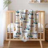 Personalized Golf Baby Blanket