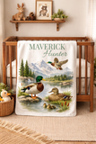 Personalized Mallard Duck Blanket