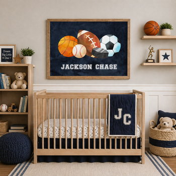 Personalized Sports Name Sign