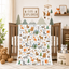Woodland Animals Forest Blanket