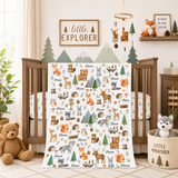 Woodland Animals Blanket