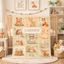 Woodland Animals Patchwork Baby Blanket
