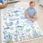 Personalized Sea Animals Baby Boy Blanket