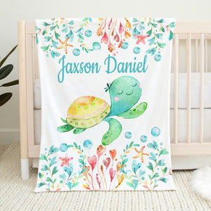 Turtle baby Blanket
