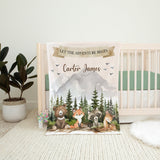Personalized Woodlan Baby Blanket