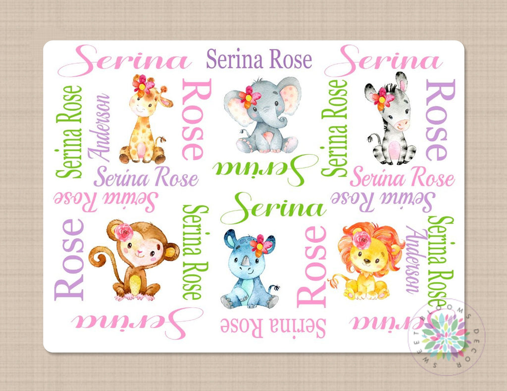 Baby girl blanket online with name