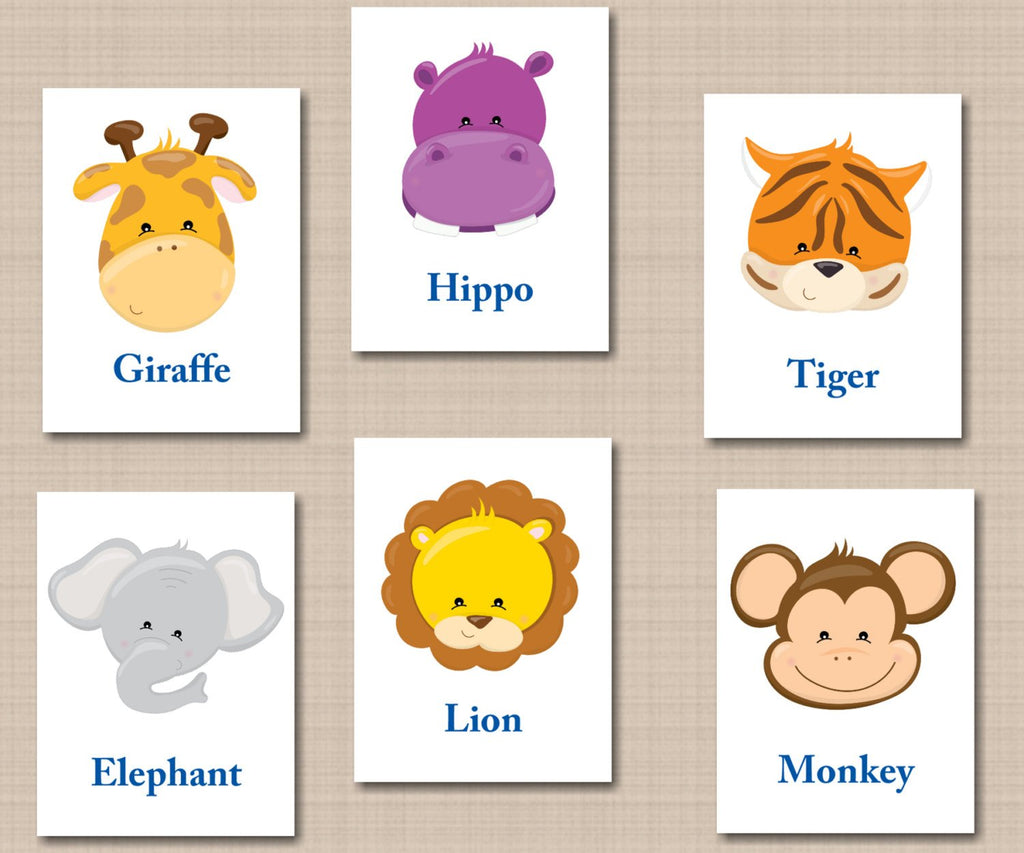 Animals Faces Names Nursery Wall Art Jungle Animals Nursery Decor,Zoo – Sweet Blooms Decor animals-faces-names-nursery-wall-art-jungle-animals-nursery-decor-zoo-sweet-blooms-decor