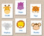 Animals Faces Names Nursery Wall Art Jungle Animals Nursery Decor,Zoo Animal Names Nursery Art,Safari Nursery Decor,Animals Wall Decor-364