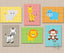 Animals Nursery Wall Art Safari Nursery Decor Neutral Animals Nursery Decor Neutral Baby Room Art  Neutral Boy Girl Pastel C655