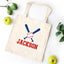 Baseball  Tote BagRed Blue  Personalized Kids Canvas School Bag Custom Preschool Daycare Toddler Beach Totebag Birthday Gift Library T133