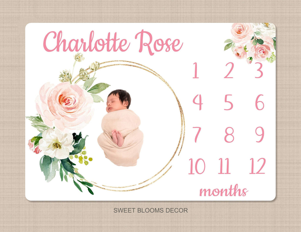 Pink floral baby best sale grow