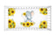 Elephant Sunflowers Baby Girl Crib Sheet C122