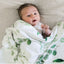 Eucalyptus Leaves Baby Blanket Gender Neutral Girl Boy Baby Shower Gift