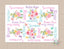 Floral Baby Girl Blanket Personalized Flowers  Butterflies Name Monogram Baby Shower Gift Pink Purple Teal Watercolor Girl flowers B447