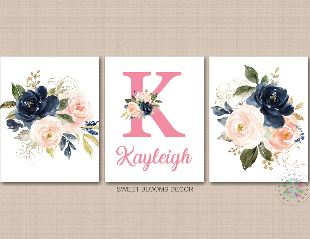 Blush Floral Girl Baby Shower Decorations