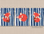 Fox Nursery Wall Art Navy Orange Baby Boy Bedroom Decor Woodland Navy Birch Trees Baby Shower Gift Modern Neutral Nursery UNFRAMED 3 C163