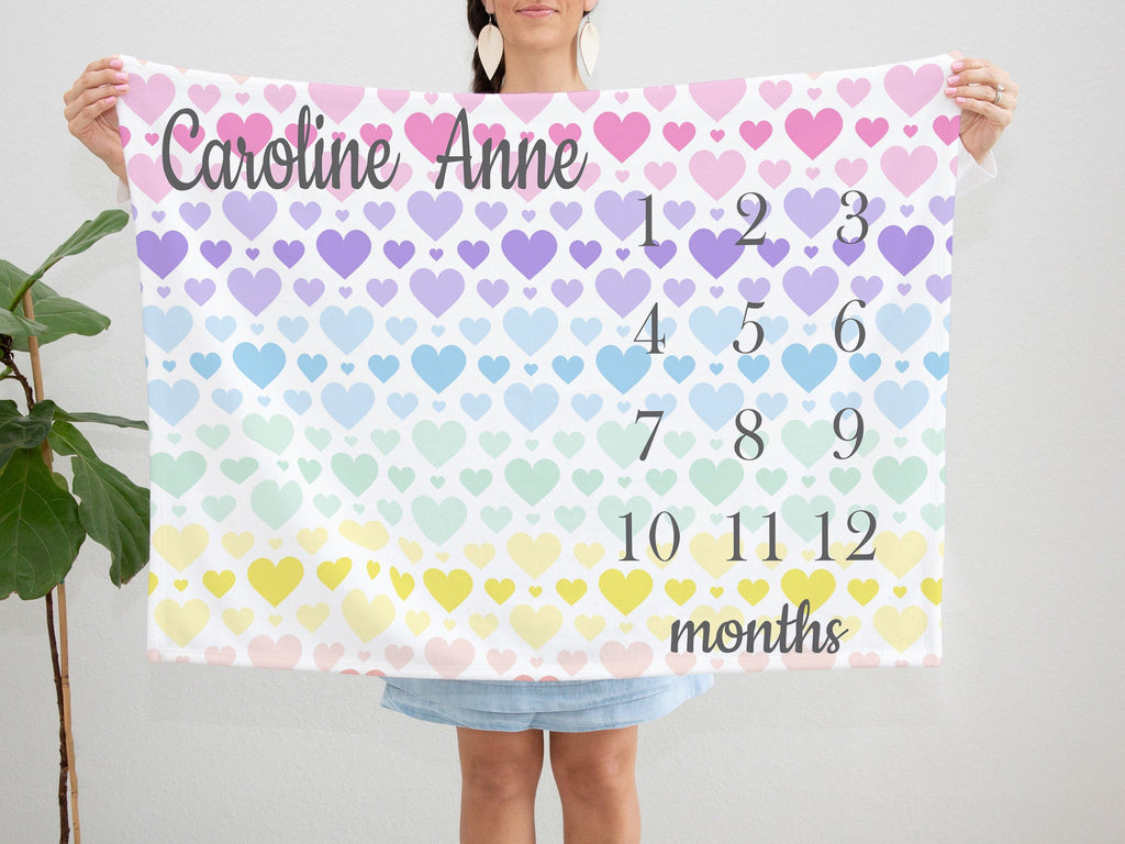 Gender neutral outlet milestone blanket