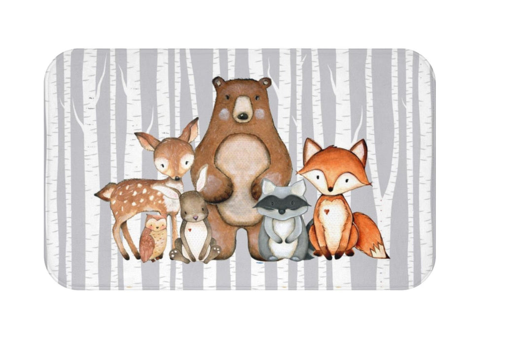 Woodland Animals Shower Curtain Cute Kids Bathroom Decor Gift For Home -  Yahoo Shopping