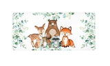 Woodland Animals  Changing Pad Cover Watercolor Eucalyptus Greenery Shower Gift Nursery Bedding  C107