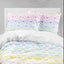 Rainbow Hearts Kids Comforter Set Pastel Hearts Pink Purple Teal Green Kids Bedding Set Pillow Shams Girl Name Bedding  103