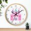 Princess Kids Wall Clock, Castle Girl Bedroom Wall Decor  Baby Nursery Wall Clock T116