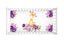 Giraffe Baby Girl Crib Sheet Watercolor Purple Lavender Floral Newborn Toddler Flowers Shower Gift Nursery Crib Mattress Cover C132