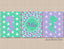 Mermaid Wall Art Girl Bedroom Decor Purple Green Scales Star Fish Name Monogram Bathroom Wall Art Birthday Gift  C509