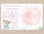 Milestone Blanket Girl Elephant Pink Gray Coral Floral Monthly Baby Blanket Milestone Blanket Photo Prop Personalized Baby Shower Gift  B671
