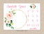 Milestone Blanket Girl Floral Wreath Coral Pink Blush Floral Personalized Newborn Baby Girl Watercolor Flowers Baby Shower Gift B882