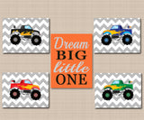 Monster Trucks Wall Art Dream Big Little One