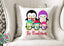Penguin Christmas Throw Pillow Penguin Family Christmas Pillow Family Name Decorative Pillow Holiday Gift Mom Dad Kids Siblings P151