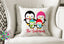 Penguin Christmas Throw Pillow Penguin Family Christmas Pillow Family Name Decorative Pillow Holiday Gift P149